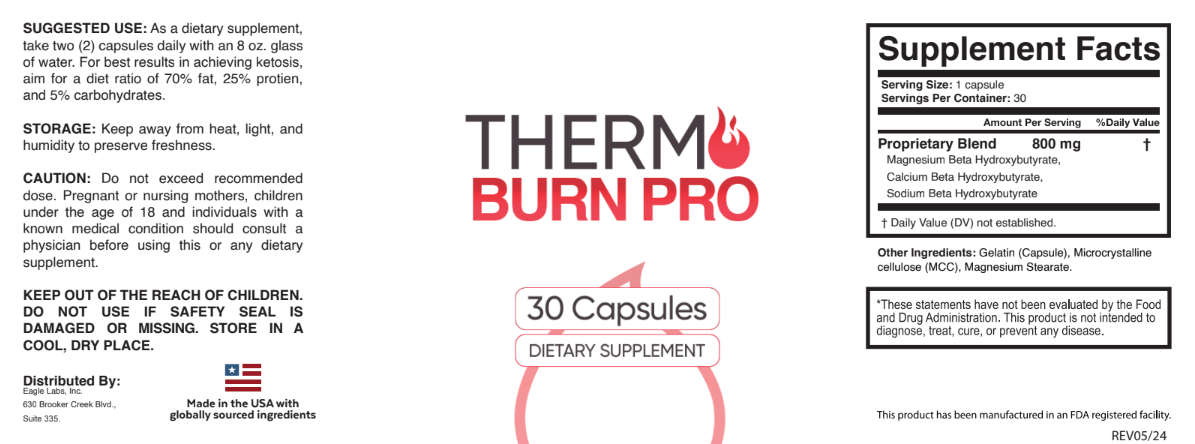 Thermo Burn Pro Rótulo